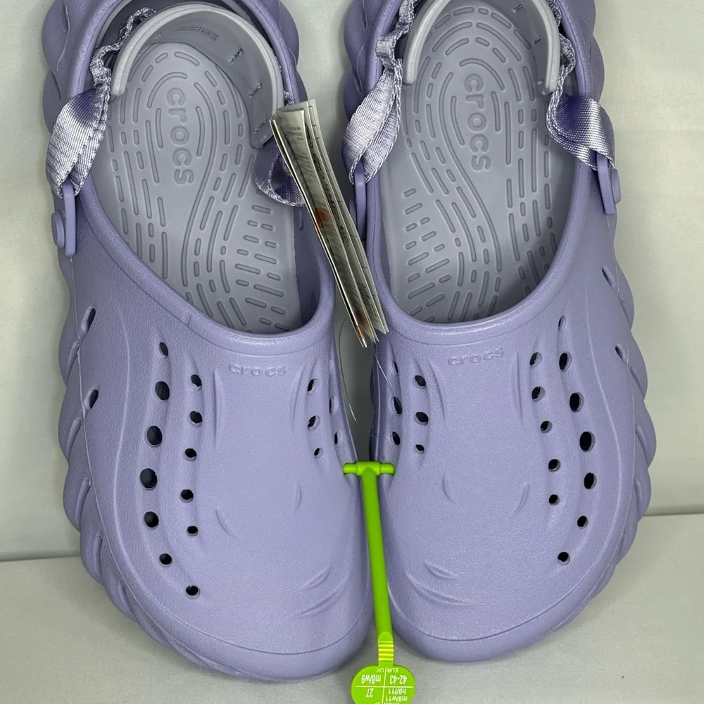 CROCS Echo Lavender Clogs Shoes - Picture 8 of 8